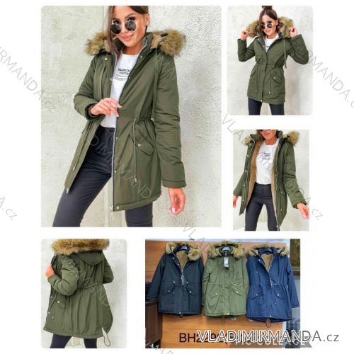 Zip Hooded Jacket Long Sleeve Women's Plus Size (3XL-8XL) POLISH FASHION PMWT21T21-69