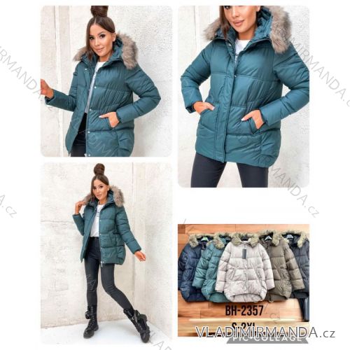 Zip Hooded Jacket Long Sleeve Women's Plus Size (3XL-8XL) POLISH FASHION PMWT21T21-69