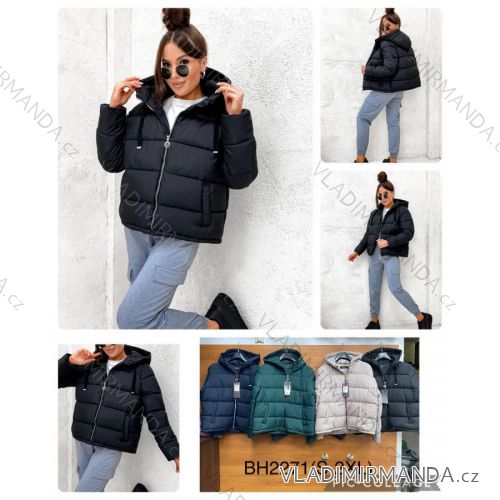 Zip Hooded Jacket Long Sleeve Women's Plus Size (3XL-8XL) POLISH FASHION PMWT21T21-69