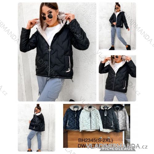 Zip Hooded Jacket Long Sleeve Women's Plus Size (3XL-8XL) POLISH FASHION PMWT21T21-69