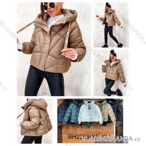 Zip Hooded Jacket Long Sleeve Women's Plus Size (3XL-8XL) POLISH FASHION PMWT21T21-69