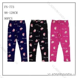 Girls' warm long leggings (98-128) SEASON SEZ23FN-773