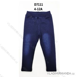 Children's girl's insulated jeans leggings (4-12 YEARS) SEASON SEZ23D7111