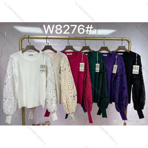 Women's Oversize Long Sleeve Sweater (S/M ONE SIZE) ITALIAN FASHION IMWCA23DH2302