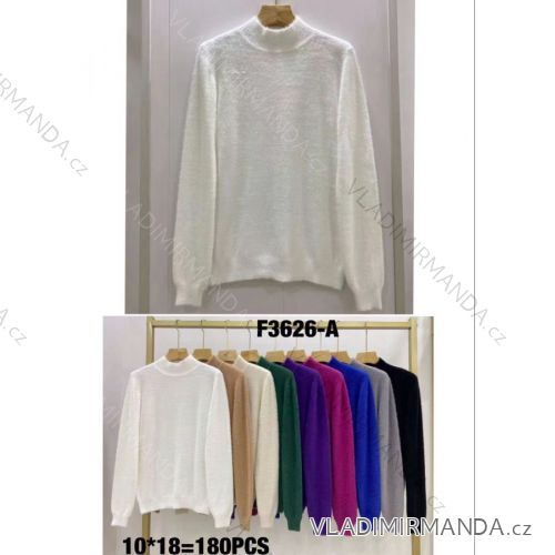 Women's Oversize Long Sleeve Sweater (S/M ONE SIZE) ITALIAN FASHION IMWCA23DH2302