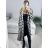 Women's Long Sleeve Coat (S/M ONE SIZE) ITALIAN FASHION IMPGM235272 béžová S/M