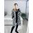 Women's Fluffy Long Sleeve Coat (S/M ONE SIZE) ITALIAN FASHION IMWC232799 white L/XL