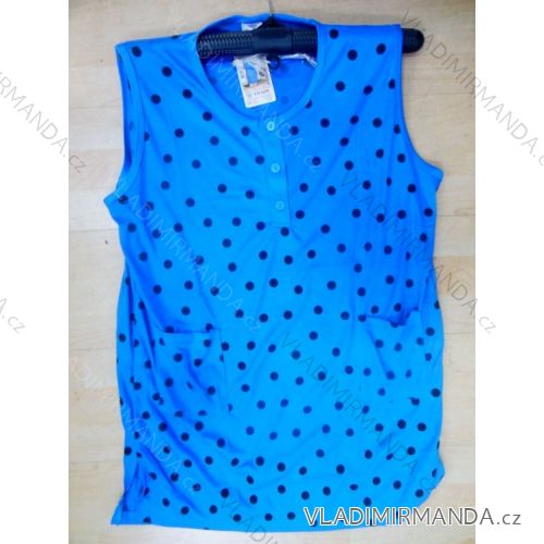 Ladies sleeveless T-shirt with pockets (m-2xl) YN.LOT 741
