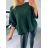 Women's Plus Size Knitted Long Sleeve Sweater (XL/2XL ONE SIZE) ITALIAN FASHION IMD23618