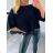 Women's Plus Size Knitted Long Sleeve Sweater (XL/2XL ONE SIZE) ITALIAN FASHION IMD23618