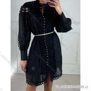 Women's Long Sleeve Lace Dress (S/M ONE SIZE) ITALIAN FASHION IMPBB22B23317