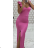 Women's Long Summer Elegant Strapless Dress (S/M ONE SIZE) ITALIAN FASHION IMPBB23B23897