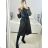 Women's Fluffy Long Sleeve Coat (S/M/L ONE SIZE) ITALIAN FASHION IMC23427