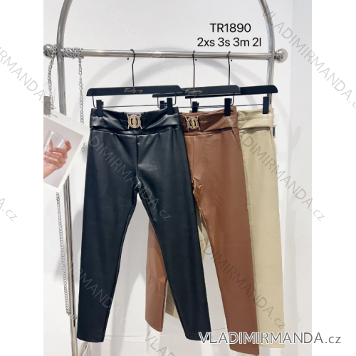 Women's Long Leather Leggings (XS-L) ITALIAN FASHION IMPTI23TR1890