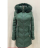 Women's winter coat (S-2XL) POLISH FASHION PMWC22AGJ9062 Green S