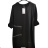 Women's Long Sleeve Pendant Dress (S/M ONE SIZE) ITALIAN FASHION IMPLI2371653