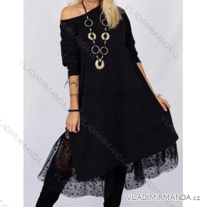 Women's Long Sleeve Pendant Dress (S/M ONE SIZE) ITALIAN FASHION IMPLI2371653