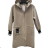 Women's Long Sleeve Oversized Zip Up Hooded Sweatshirt Coat (S/M ONE SIZE) ITALIAN FASHION IMPLI2385141