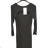 Women's Long Sleeve Pendant Dress (S/M ONE SIZE) ITALIAN FASHION IMPLI2371653