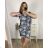 Women's short sleeve dress oversized (L-3XL) POLISH FASHION PMF20013