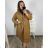 Women's long-sleeved fleece coat (S / M ONE SIZE) ITALIAN FASHION IMC21865