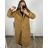 Women's long-sleeved fleece coat (S / M ONE SIZE) ITALIAN FASHION IMC21865