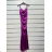 Women's Strapless Long Party Dress (S/M ONE SIZE) ITALIAN FASHION IMPSH2360055 zelená limetková S / M