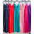 Women's Strapless Long Party Dress (S/M ONE SIZE) ITALIAN FASHION IMPSH2360055 modrá petrolejová S / M