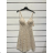 Women's Strapless Long Party Dress (S/M ONE SIZE) ITALIAN FASHION IMPSH2360055 beige S / M