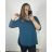 Women's long sleeve tunic oversized (UNI XL-2XL) ITALIAN FASHION IM720050 3xl / 4xl kerosene