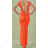 Women's Long Summer Elegant Strapless Dress (S/M ONE SIZE) ITALIAN FASHION IMPBB23H6536