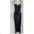 Women's Long Summer Elegant Strapless Dress (S/M ONE SIZE) ITALIAN FASHION IMPBB23B23687