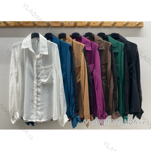 Women's Long Sleeve Shirt (S/M ONE SIZE) ITALIAN FASHION IMPDY23LS18008