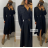 Women's Long Shirt Long Sleeve Dress (S/M ONE SIZE) ITALIAN FASHION IMPDY23LS20312