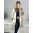Jacket thin canvas long sleeve ladies with hood and zipper (oversize) ITALIAN MODA IM419698 L/XL black
