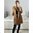 Jacket thin canvas long sleeve ladies with hood and zipper (oversize) ITALIAN MODA IM419698 L/XL black