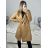 Women's Fluffy Coat (S/M ONE SIZE) ITALIAN FASHION IMWKK223668