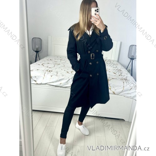 Women's fleece coat (S / M ONE SIZE) ITALIAN FASHION IMM211508 S/M black