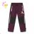 Outdoor pants insulated with fleece for children, girls and boys (98-128) KUGO C7875