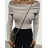 Women's Short Button Up Long Sleeve Sweater (S/M ONE SIZE) ITALIAN FASHION IMPBB23Y22785