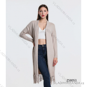 Women's Long Sleeve Knitted Cardigan (S/M ONE SIZE) ITALIAN FASHION IMPLI227095