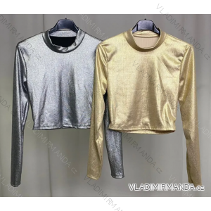 Women's long sleeve top/croptop (S/M ONE SIZE) ITALIAN FASHION IMPLP2386080075