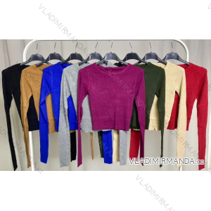 Women's long sleeve top/croptop (S/M ONE SIZE) ITALIAN FASHION IMPLP2386080075