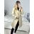 Women's Fluffy Coat (S/M ONE SIZE) ITALIAN FASHION IMWAA233775 S/M béžová