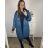 Women's Plus Size Hooded Jacket (XL/2XL ONE SIZE) ITALIAN FASHION IM422684 Colour   kerosene Size   2XL/3XL