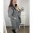 Women's Plus Size Zipper Hooded Lamb Coat (2XL/3XL ONE SIZE) ITALIAN FASHION IM423ELMA