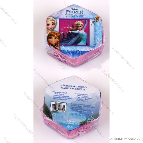 Magic face towel frozen baby girl's cotton (30 * 30 cm) SETINO 820-860