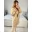 Women's Long Sleeve Hooded Alpaca Coat (S/M ONE SIZE) POLISH FASHION IMWK23747 S/M white