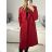 Long women's fleece coat (SML-XL) ITALIAN FASHION IMD211106   red   S