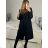 Long women's fleece coat (SML-XL) ITALIAN FASHION IMD211106   black   S